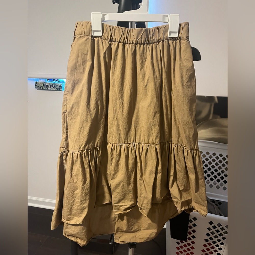 JCrew high low summer skirt